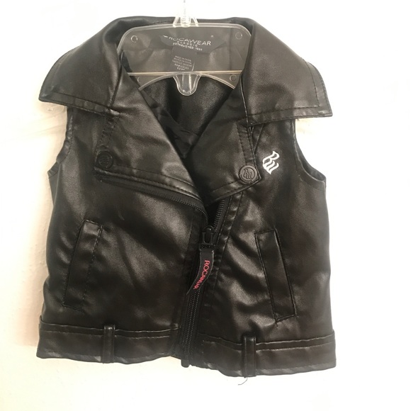 infant leather vest